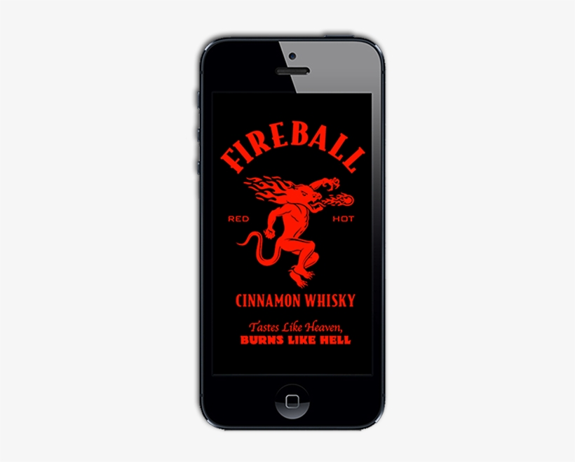 Fireball Cinnamon Whisky - Fireball Whiskey, transparent png