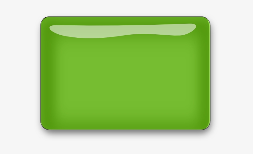 Green Rectangle Glossy Button Svg Clip Arts 600 X 418, transparent png