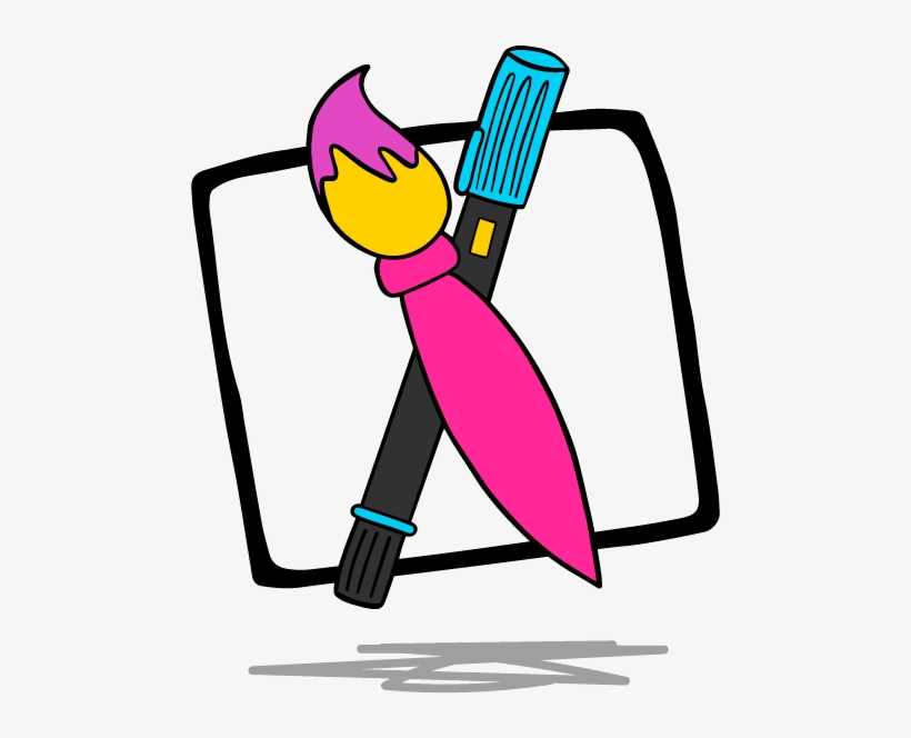 Brush Lettering Icon 2 - Lettering, transparent png