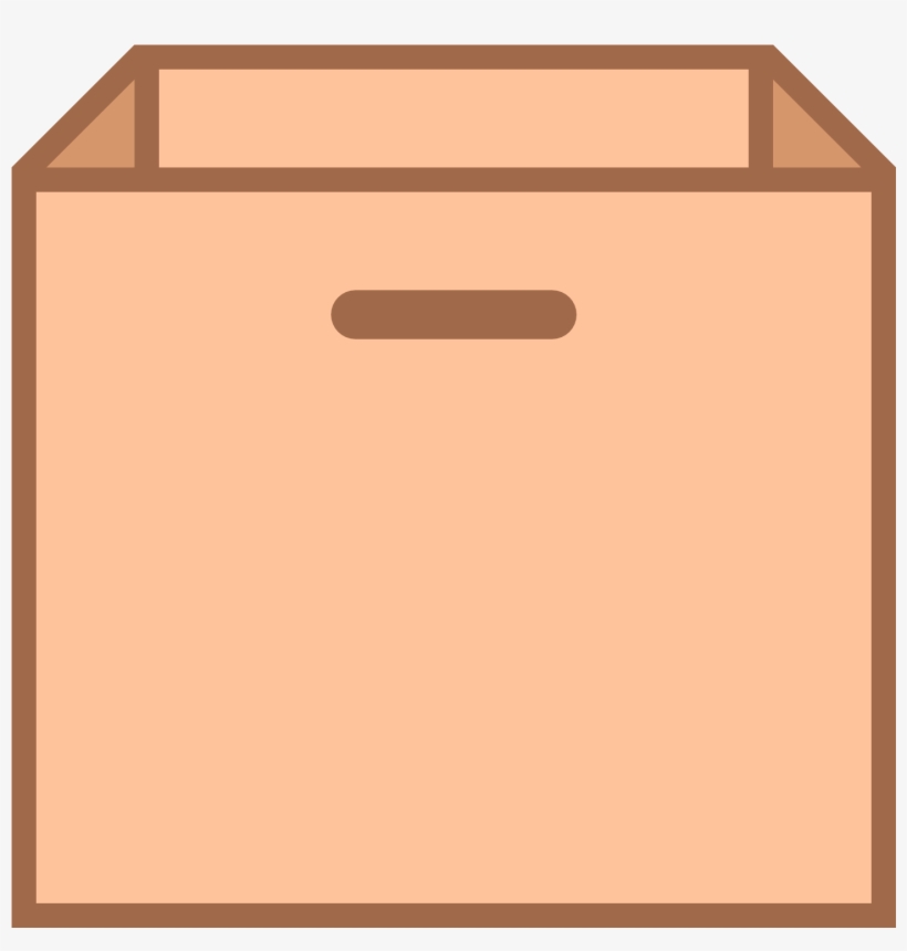 It Is A 3-dimensional Box - Flat Box Icon, transparent png