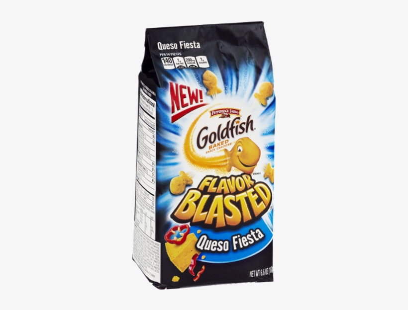 Pepperidge Farm Flavor Blasted Cheddar Goldfish Crackers, transparent png