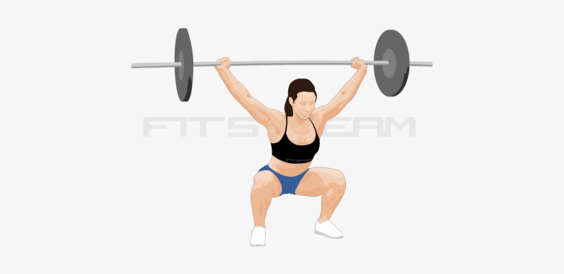 Overhead Squat - Overhead Squat Png, transparent png