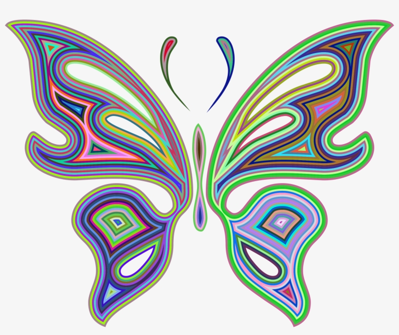 This Free Icons Png Design Of Prismatic Butterfly, transparent png