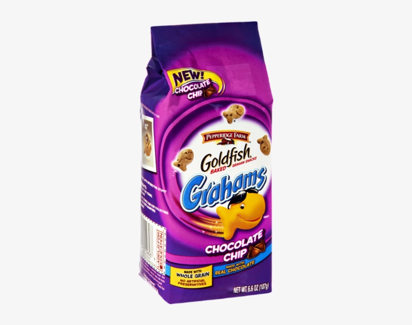 Goldfish Grahams Baked Snacks, Vanilla - 6.6 Oz Bag, transparent png