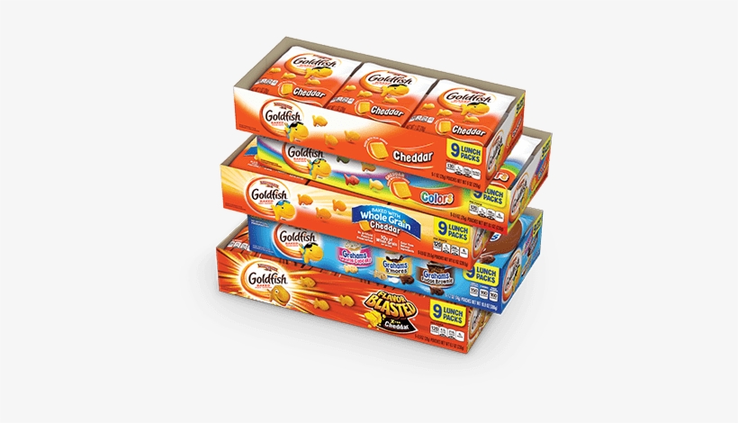 Goldfish® Crackers Have Been Making Families Smile - Pepperidge Farm Multipack Goldfish Crackers, Cheddar,, transparent png