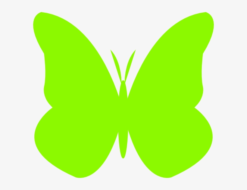 How To Set Use Lime Green Butterfly Clipart - Clip Art, transparent png