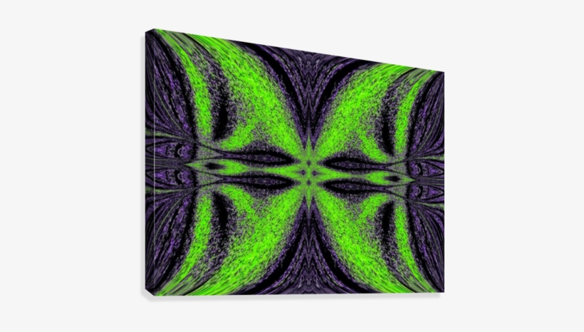 Green Butterfly 4 Canvas Print - Thread, transparent png