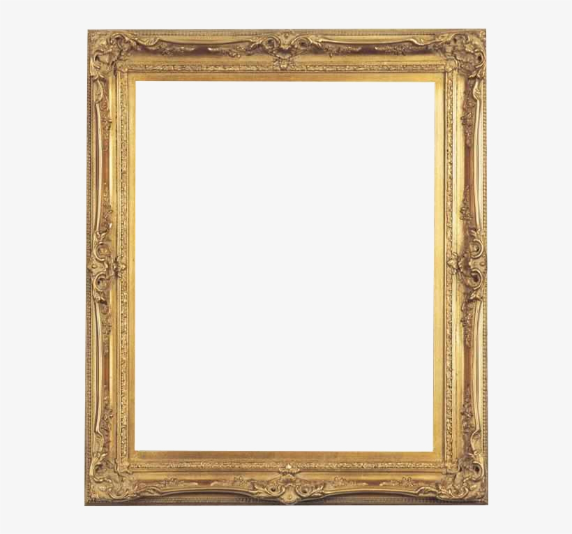 Una Variedad De Marcos Png Con Bordes Clasicos Cuadrados - Gold Picture Frame, transparent png