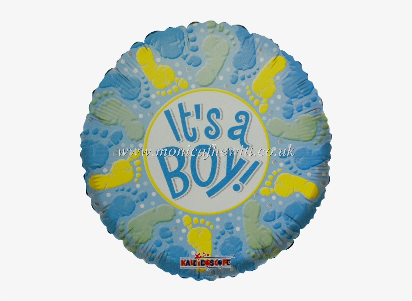 Its A Boy - 36" It's A Boy Footprint - Mylar Balloons Foil, transparent png