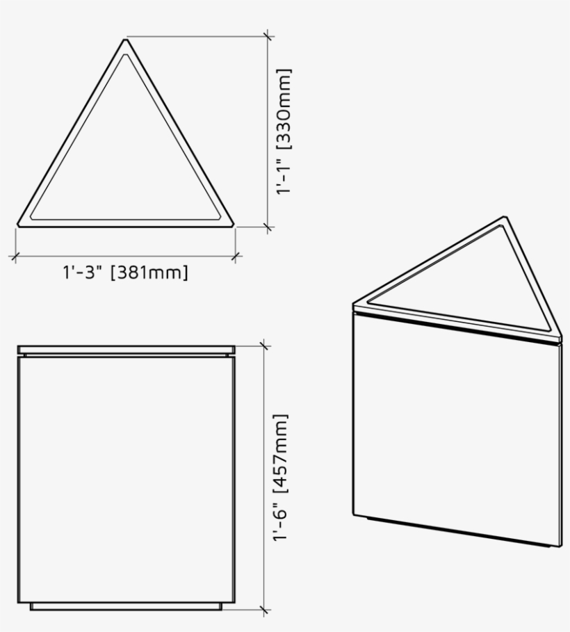 The Sides Of These Storage Units Are One Of Three Dimensions - Diagram, transparent png