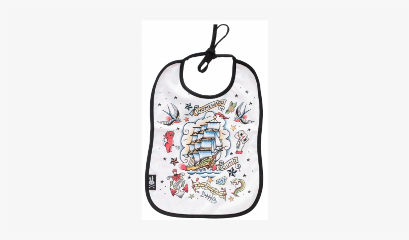 Six Bunnies Oldschool Bib - Bib, transparent png