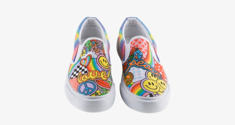 Footwear - Colorful Sharpie Shoe Designs, transparent png