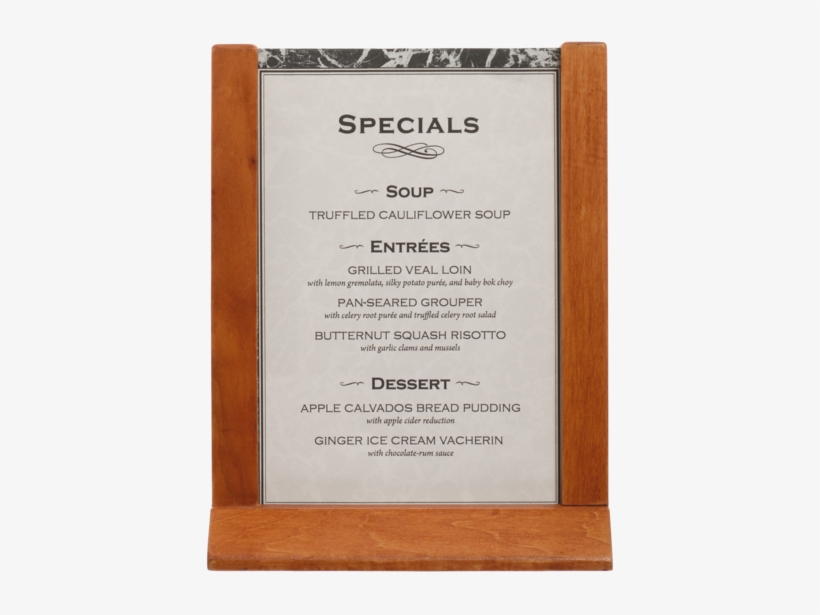 Table Tent Menu Holders, transparent png