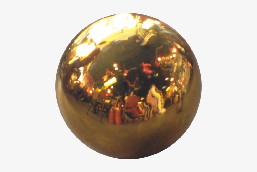 Gazing Ball 30cm Gold - Mexico, transparent png
