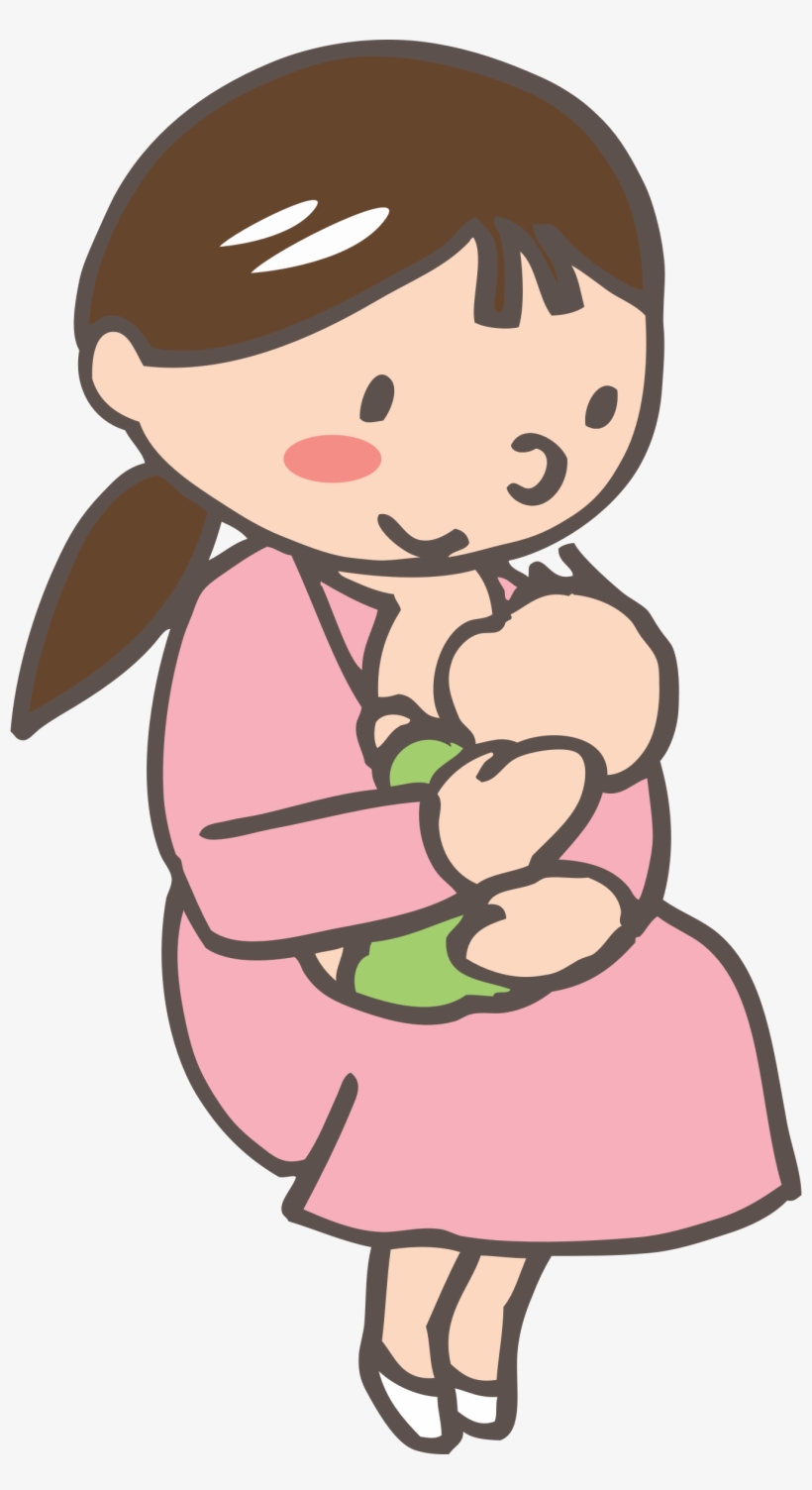 Big Image - Clip Art Breast Feeding, transparent png