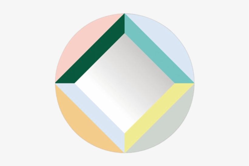 Round Square Mirror By Domestic - Circle, transparent png