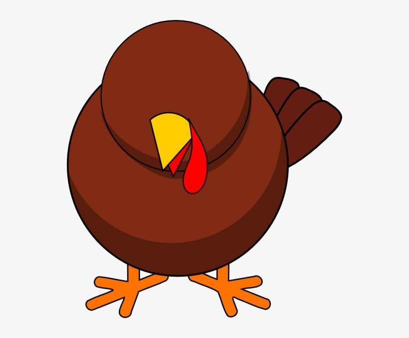 Turkey Without Eyes Clip Art - Turkey Clip Art, transparent png