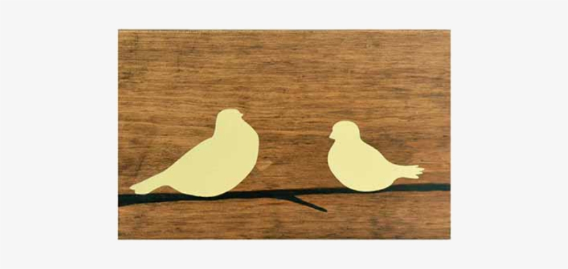 Cuadro Pájaros Sobre Madera Iy026 - Cuadro Pájaros, transparent png