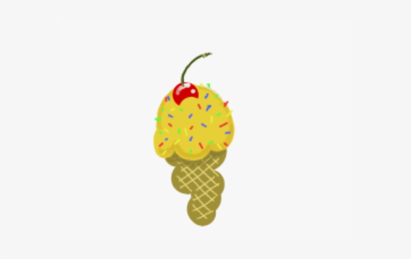 Cream Cone With A Cherry Clipart - Illustration, transparent png