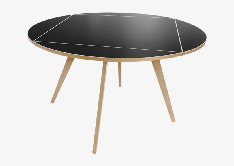 Quadratrundtisch - Table Basse Noire Ronde, transparent png