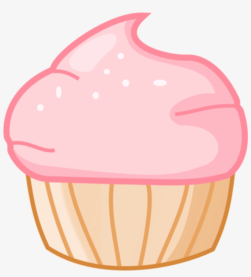 Cupcake Vector By Strawbellycake On Deviantart - Cup Cake Pink Vector, transparent png