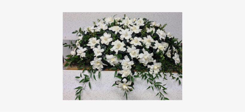 Gardenia Casket Cover - Casket Spray With Gardenia, transparent png