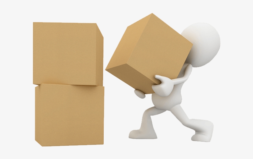 Home Mover Kit - Cardboard Boxes Cartoon, transparent png