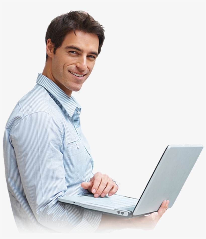 Data Science Staffing Made Easy - Working On Laptop Png, transparent png