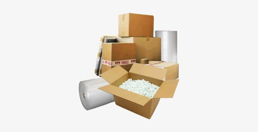 Moving Boxes, Packing Material, Moving Service - Packing Supplies Png, transparent png