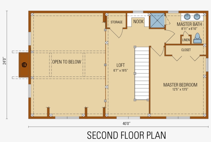 Craftsman Timber Frame Fall Feature Home - Floor Plan, transparent png