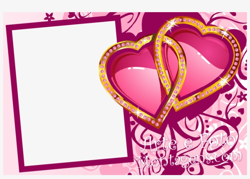 Coracoes De Ouro - Molduras Para, transparent png