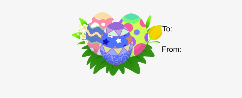 Easter Eggs Gift Tag - Crowne Plaza Little Rock, transparent png