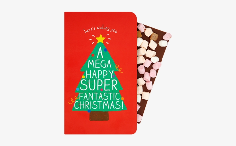 Mega Happy Christmas - Gift Cards And Chocolate For Christmas, transparent png