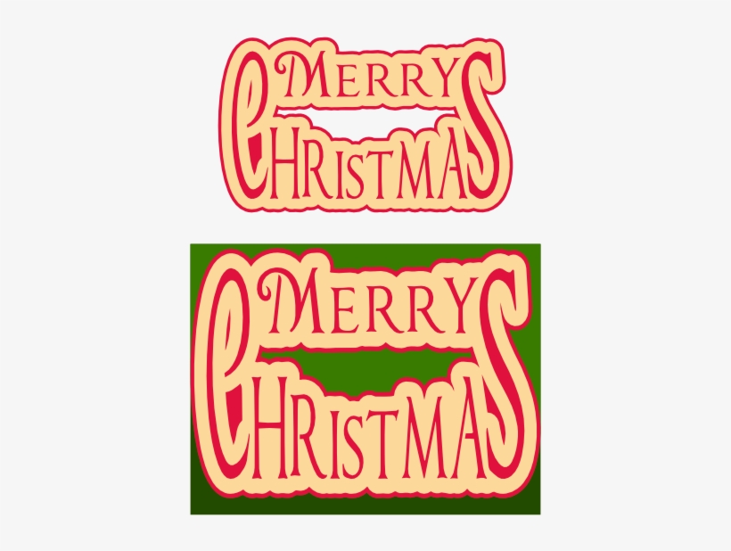Merry Christmas Title And Card - Merry Christmas Title, transparent png