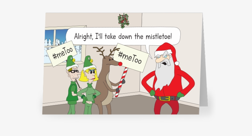 “elven Allegations” Christmas Card - Christmas Card #metoo, transparent png