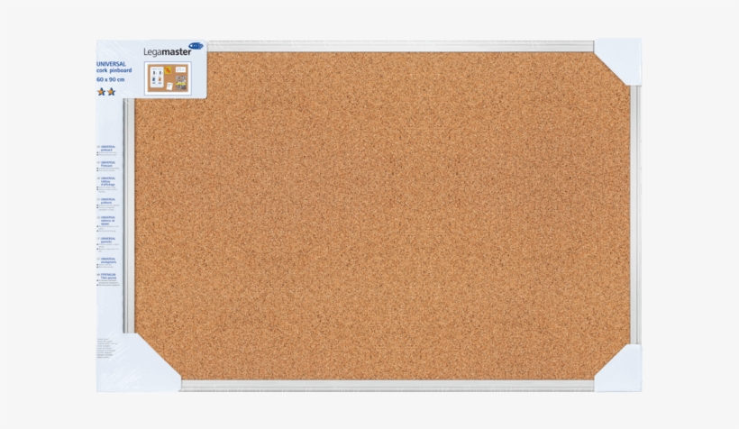Legamaster Universal Cork Pinboard 60 X 90 Cm - Prikbord Legamaster Universal 60x90cm Kurk, transparent png