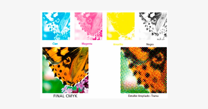 Como El Cerebro Es Capaz De Percibir Patrones De Ángulos - Cmyk Printing Process, transparent png