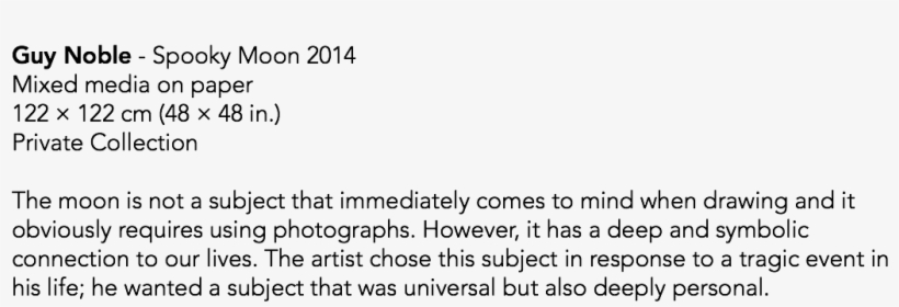 Spooky Moon 2014 Mixed Media On Paper 122 × 122 Cm - Stigma Dictionary, transparent png