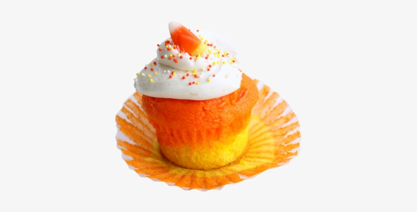 Halloween Cupcake Psd - Candy Corn Cupcakes, transparent png