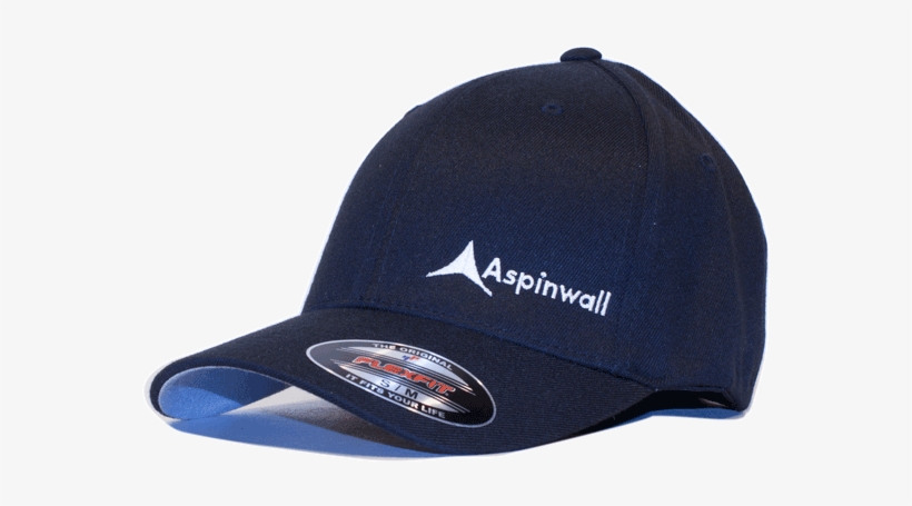 Aspinwall Flex Fit Trademark Hat Black White 1 - Baseball Cap, transparent png