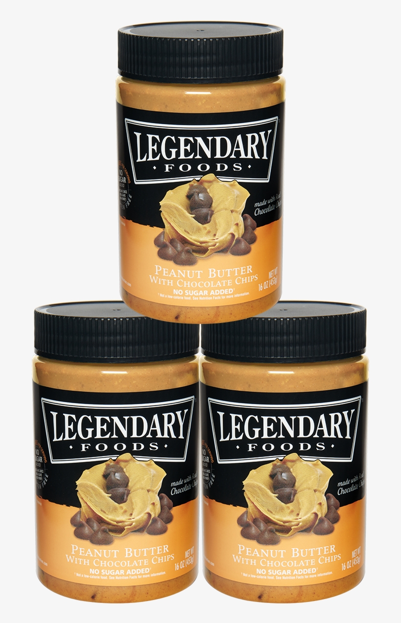 3-pack Peanut Butter Chocolate Chip Nut Butter, transparent png