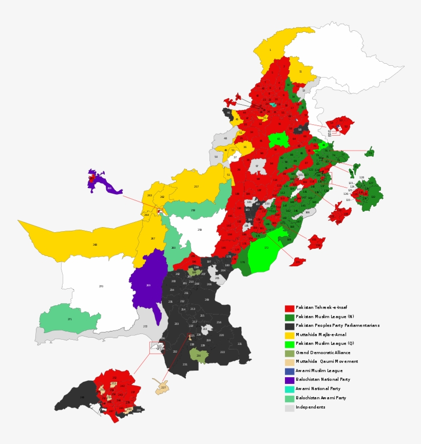 800px-2018 General Elections In Pakistan - Pakistan Election 2018 Results, transparent png