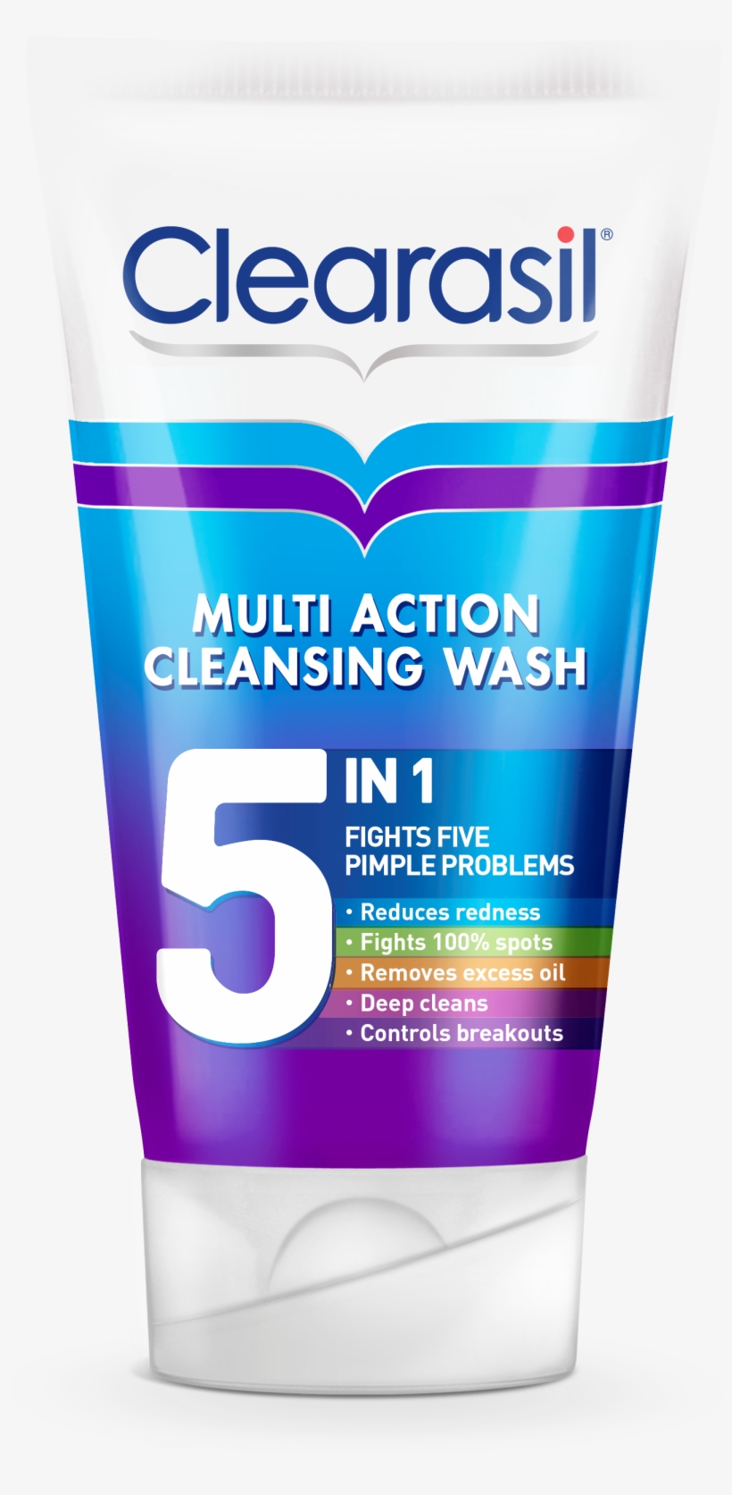 Clearasil Face Wash 5 In 1, transparent png