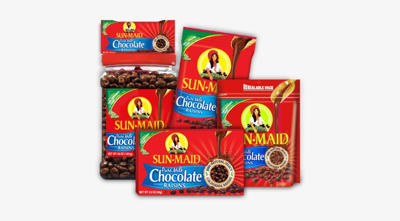 Sun Maid Raisins Chocolate, transparent png