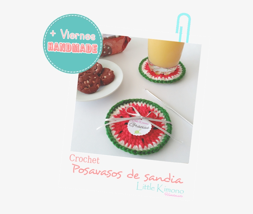 Posavasos De Crochet Sandía - Seedless Fruit, transparent png