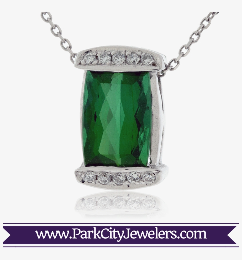 Green Tourmaline And Diamond Necklace - Green Amethyst & Diamond Ring, transparent png