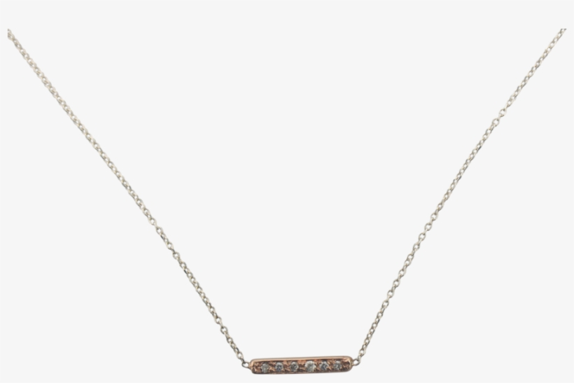 Chloe's Diamond Bar [rose Gold], transparent png