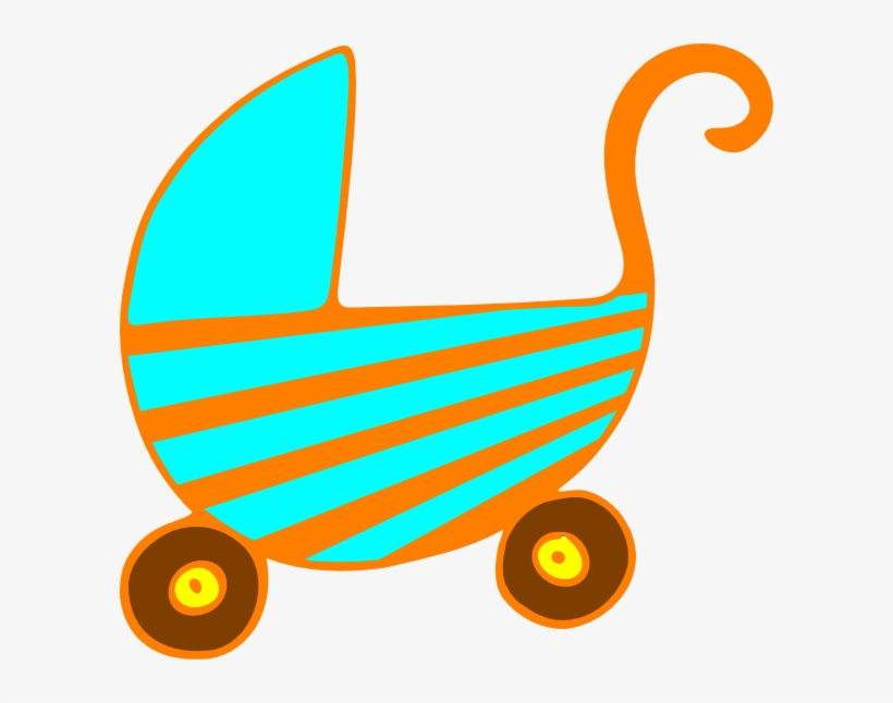 Baby Pram Clip Art - Clip Art, transparent png