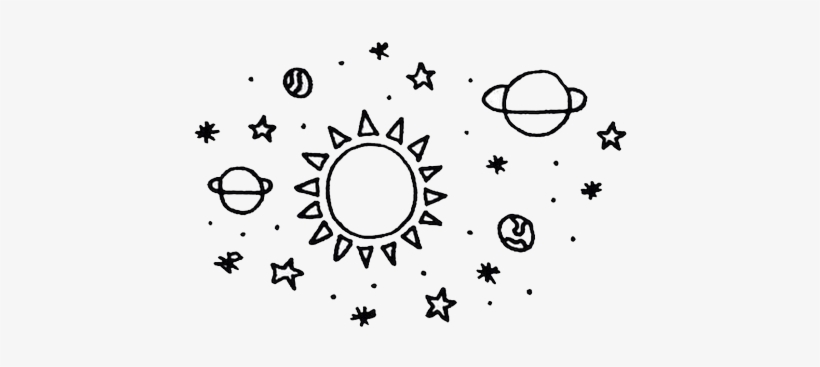 Hola Vi Que Nadie Hizo Estoporque Me Maté Buscando, - Simple Planets Drawing, transparent png