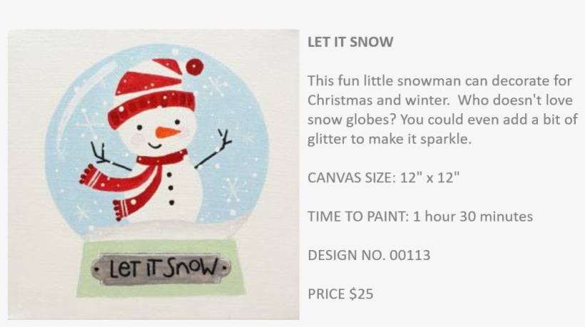 Let It Snow - Cartoon, transparent png